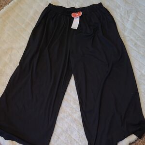 Cider Black Pleated Trousers